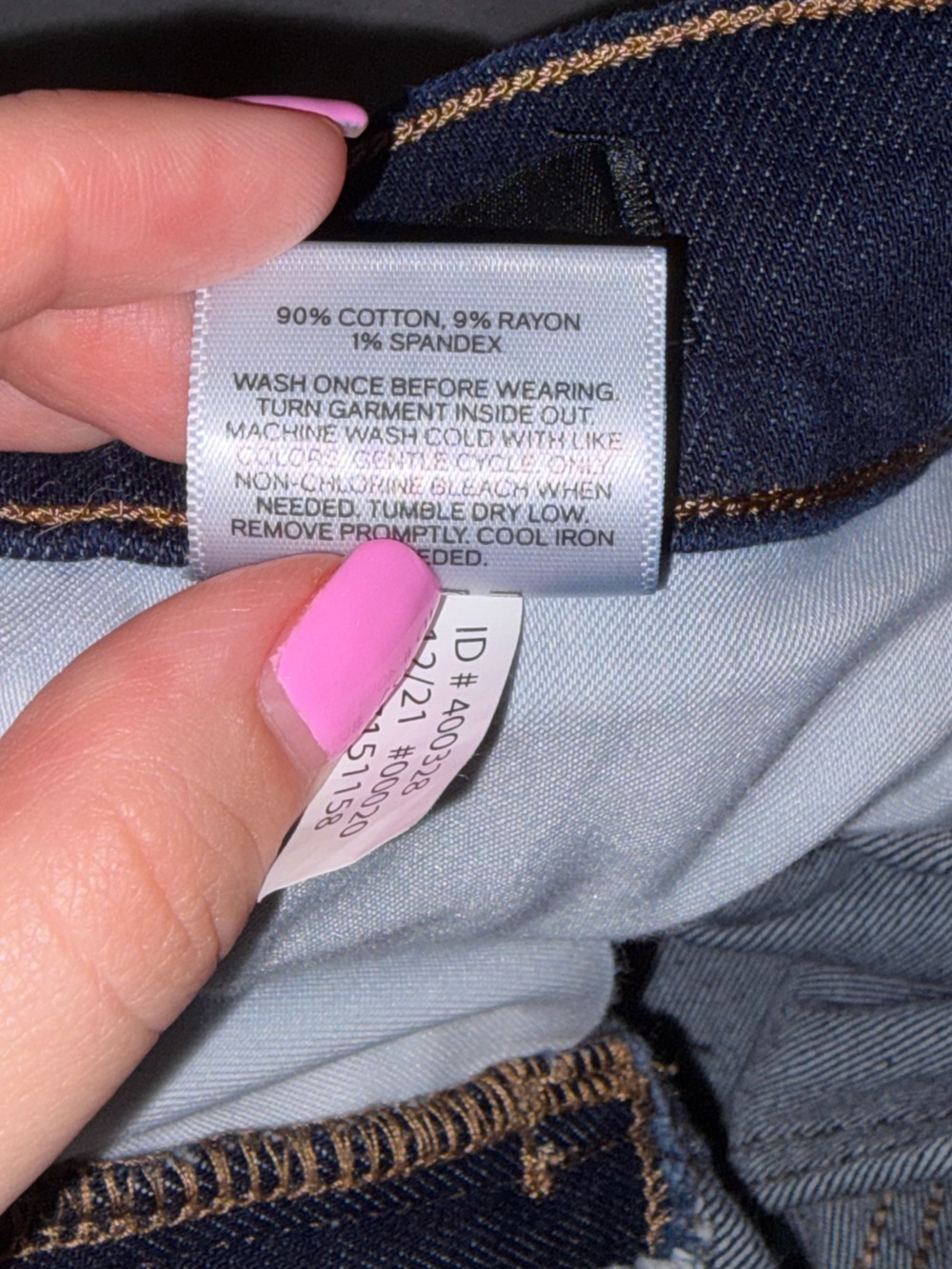 Express 70s Flare Mid Rise Dark Wash Jeans Size 6R - Picture 8 of 8